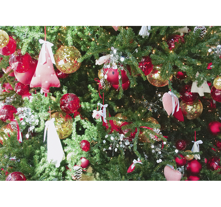 Fotomural navidad árbol de navidad detallado - TenVinilo