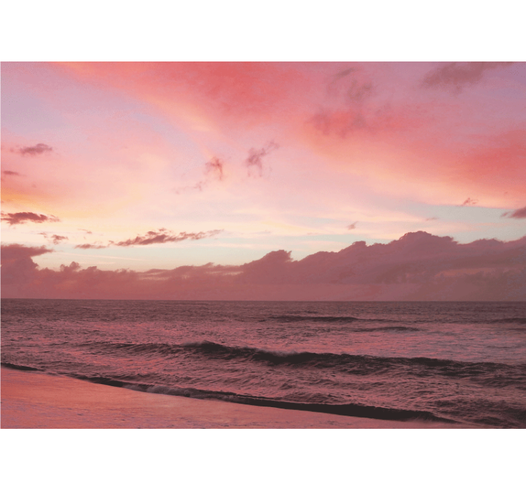 Mural de naturaleza vista del mar tranquila - TenVinilo