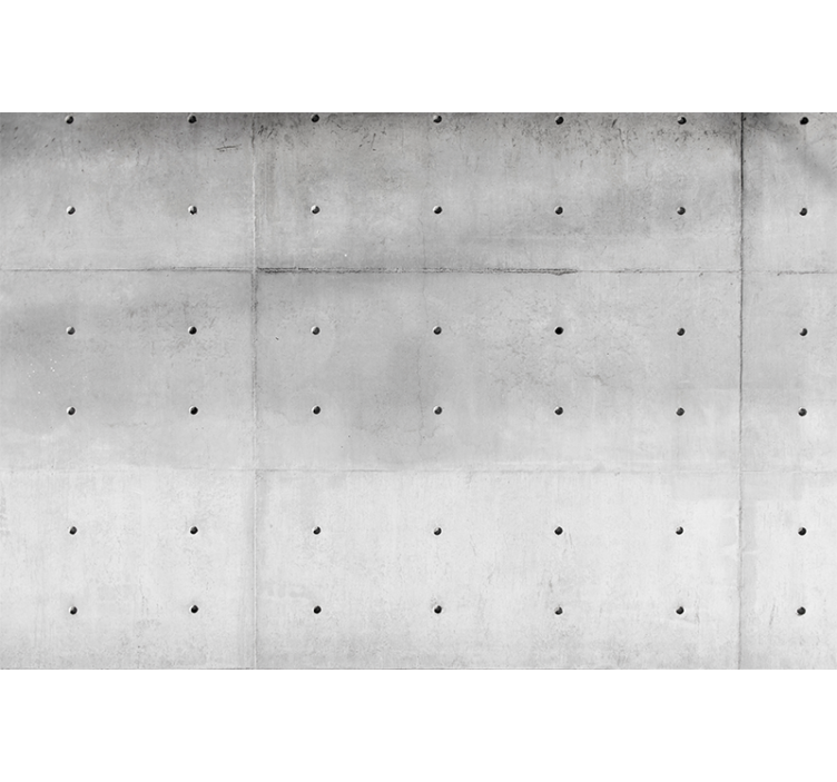 Mural para salón Estructuras de cemento "estilo industrial" - TenVinilo