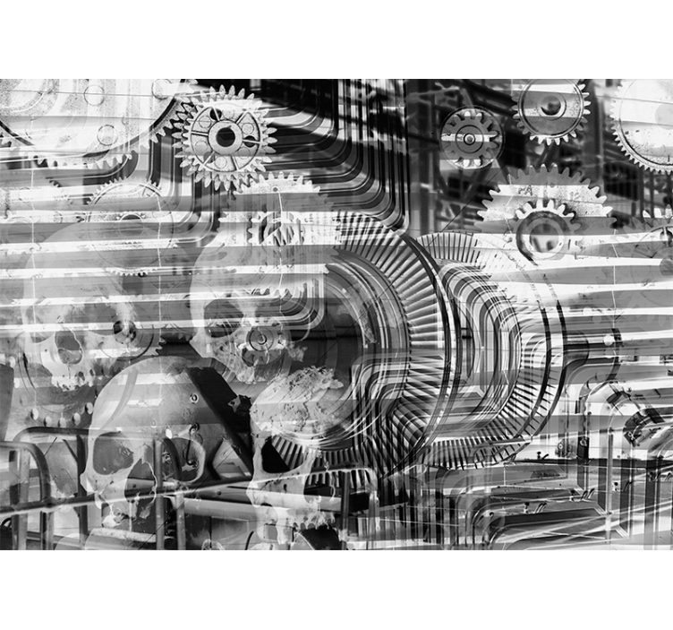 Fotomural moderno Revolución industrial - TenVinilo