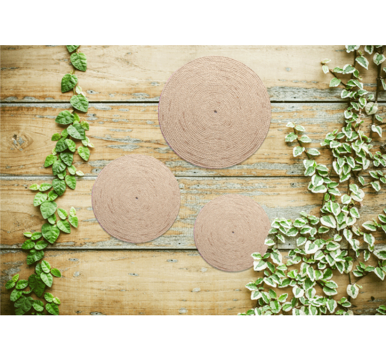 Fotomural abstracto Decoración natural "boho" - TenVinilo