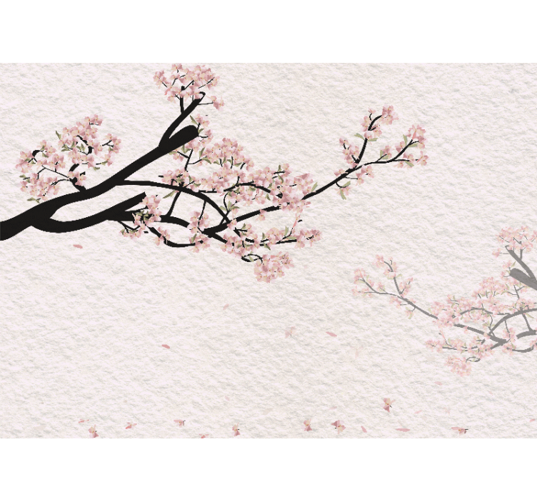Mural flor de cerezo - TenVinilo