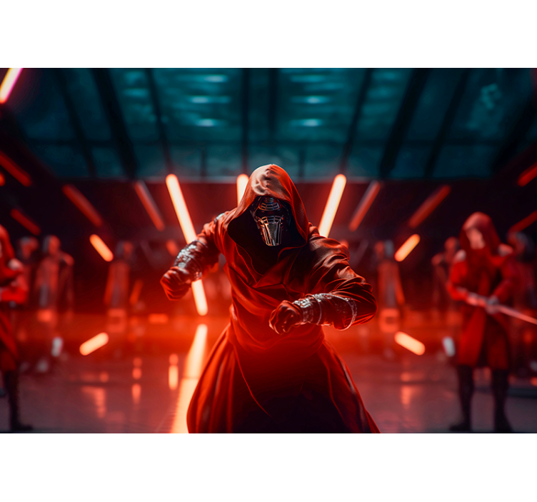 Fotomural juvenil guerrero maligno galáctico - TenVinilo