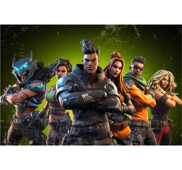 Fotomural juvenil personajes épicosPersonajes épicos - TenVinilo