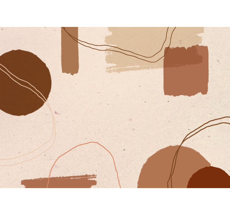 Papel mural terracota diseño abstracto - TenVinilo