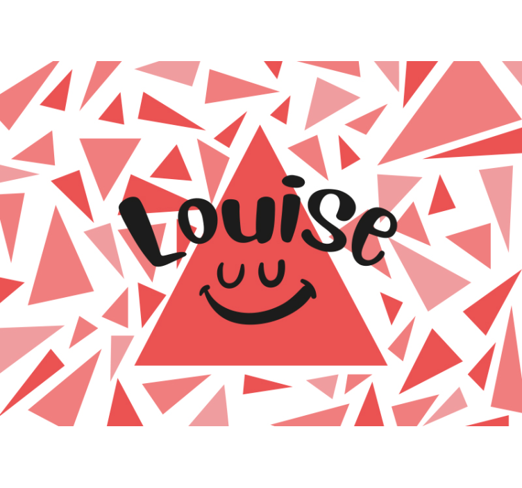 Mural de frases diseño de nombre personalizado - TenVinilo