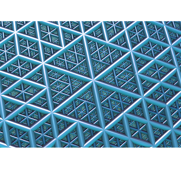 Fotomural 3D Fotomural geométrico 3d triángulos - TenVinilo