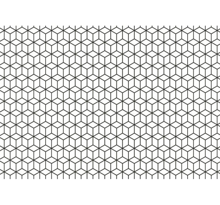 Mural de textura patrón de cubo geométrico - TenVinilo