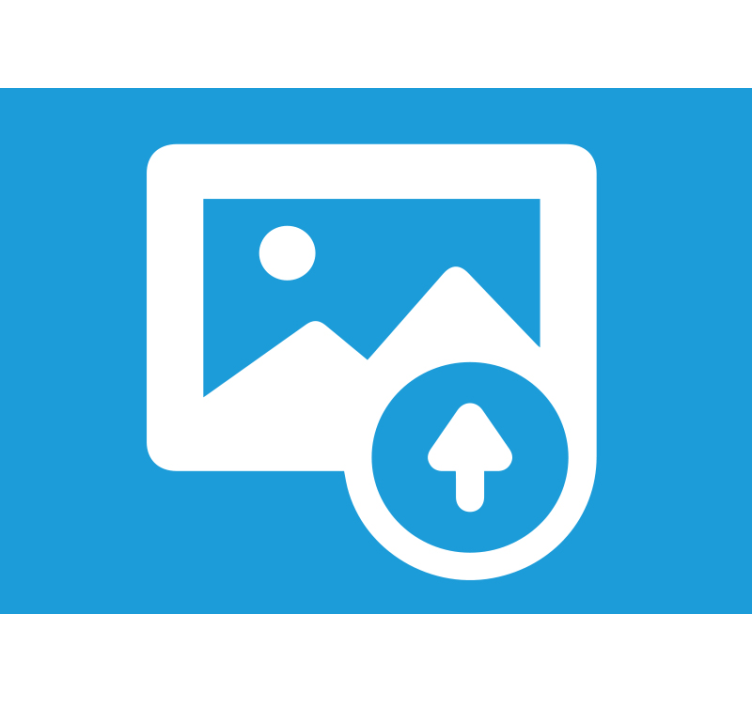 Mural de mar escape de palmeras - TenVinilo