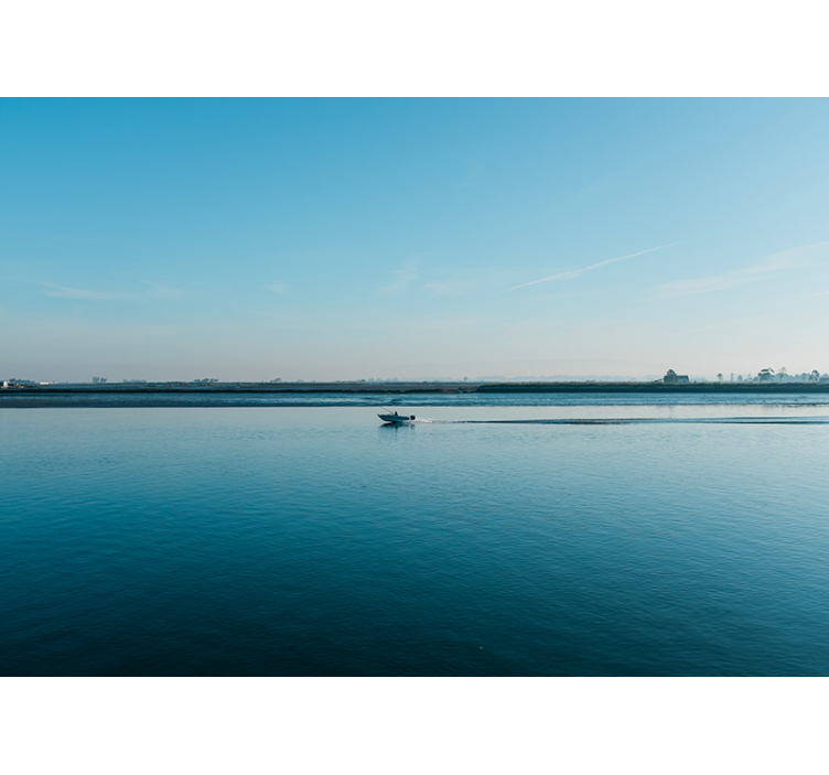 Mural de paisajes escena de agua tranquila - TenVinilo
