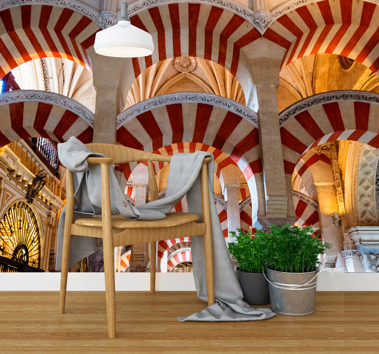 Fotomural ciudad Mezquita de Córdoba 3D - TenVinilo