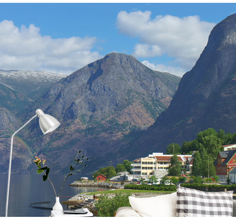 Fotomural naturaleza Paisaje de ensueño de noruega - TenVinilo