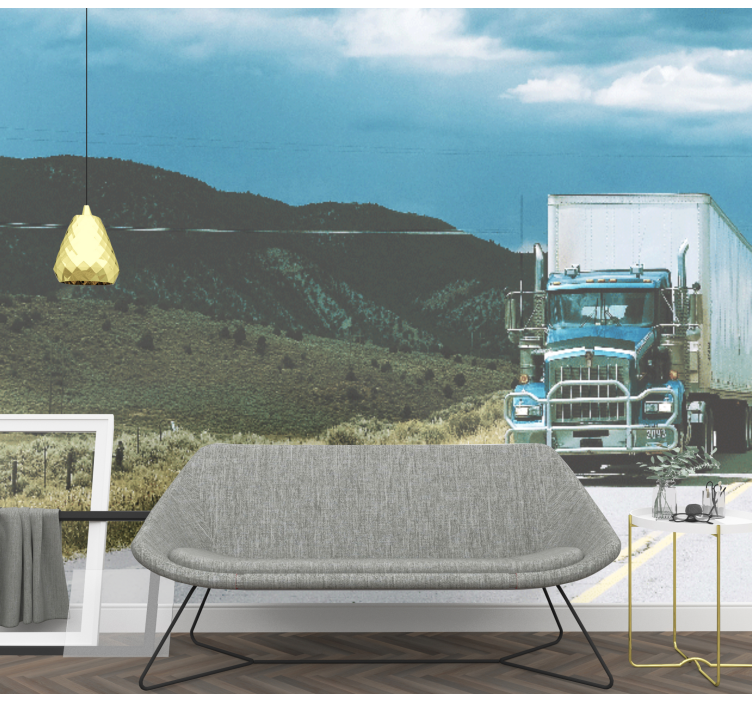 Fotomural de paisaje Camión en hermosos paisajes - TenVinilo