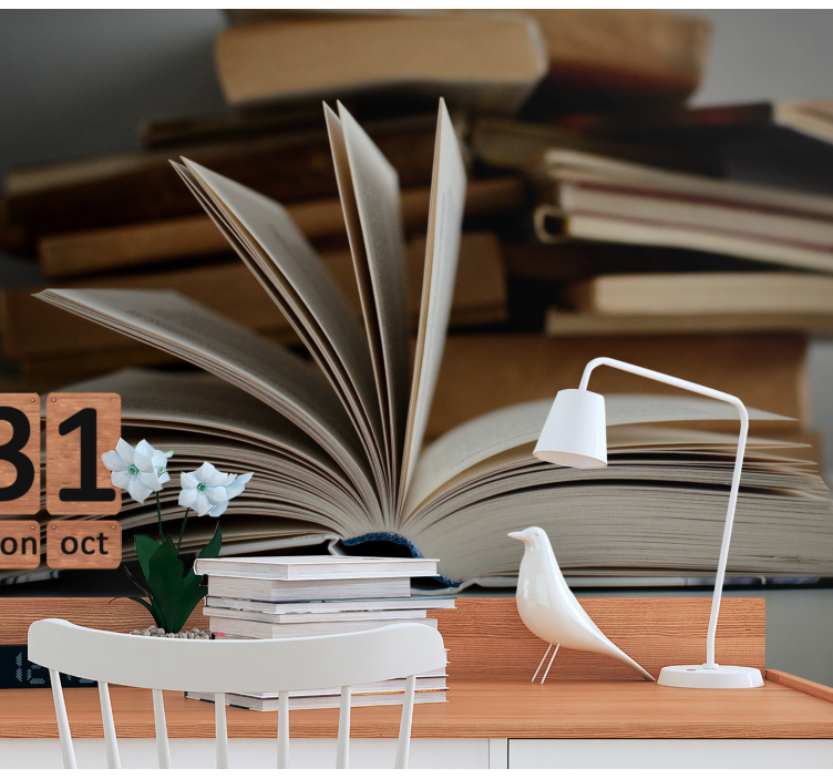 Fotomural retro Libro abierto - TenVinilo