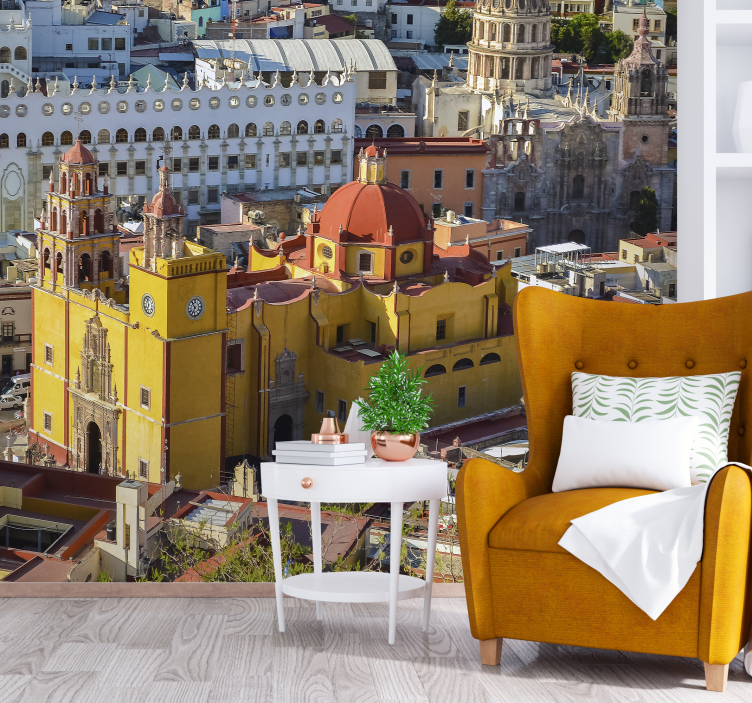 Fotomural retro Paisaje mexicano - TenVinilo