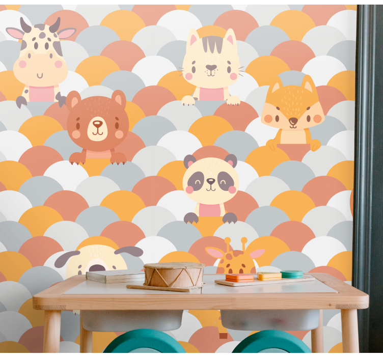 Murales infantiles Animales emergentes para niños - TenVinilo