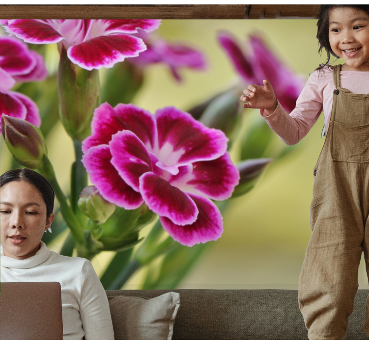 Mural amapolas encanto floral - TenVinilo