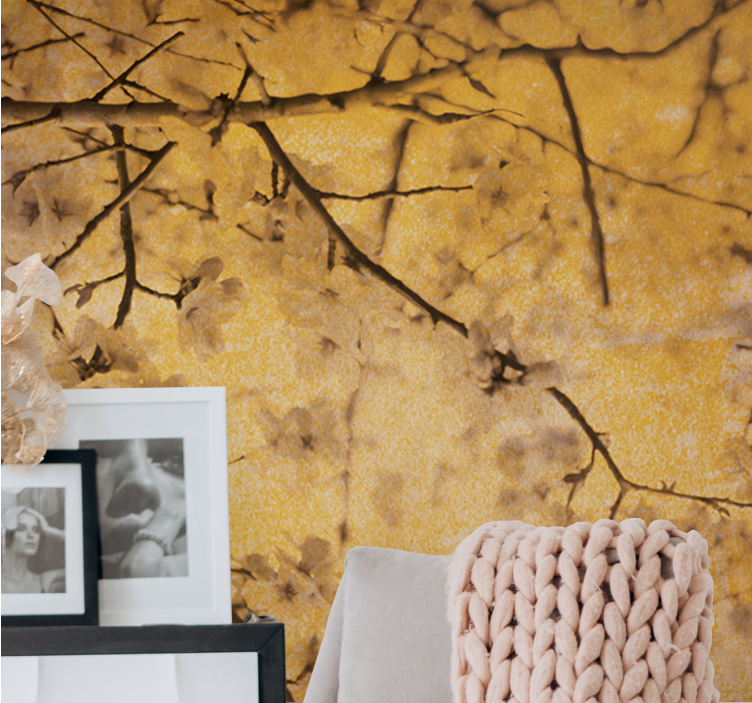 Mural de flores ramas de flor de cerezo - TenVinilo