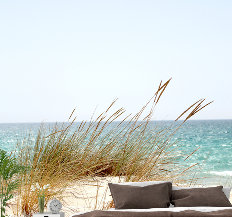 Mural de naturaleza vista de la costa tranquila - TenVinilo