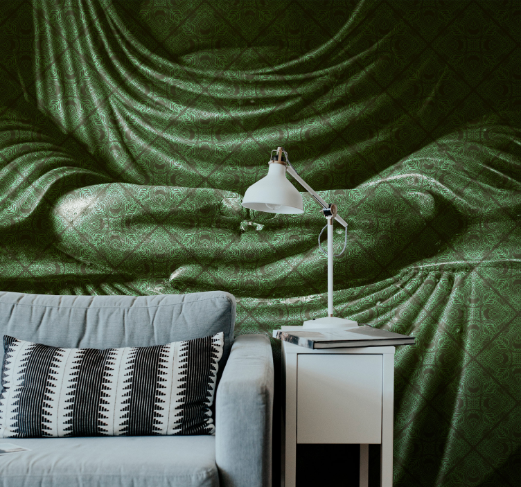 Fotomural 3D abstracto estilo paisley - TenVinilo