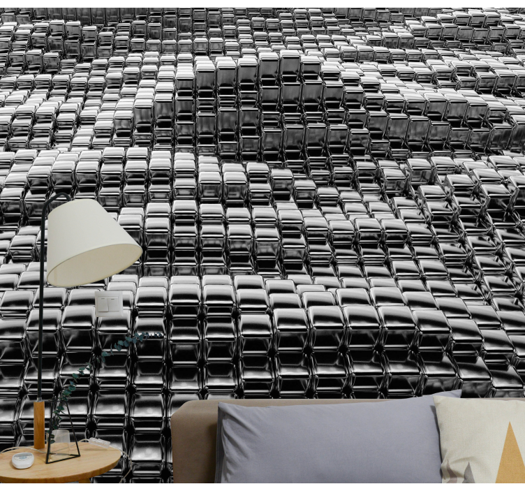 Mural de textura patrón de sillas apiladas - TenVinilo