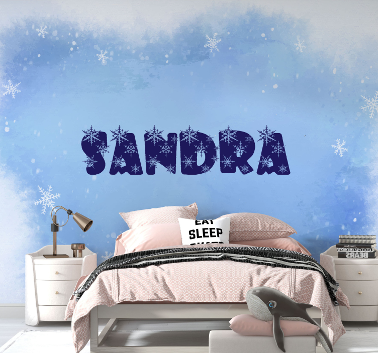Mural personalizable creación de nombre personalizado - TenVinilo