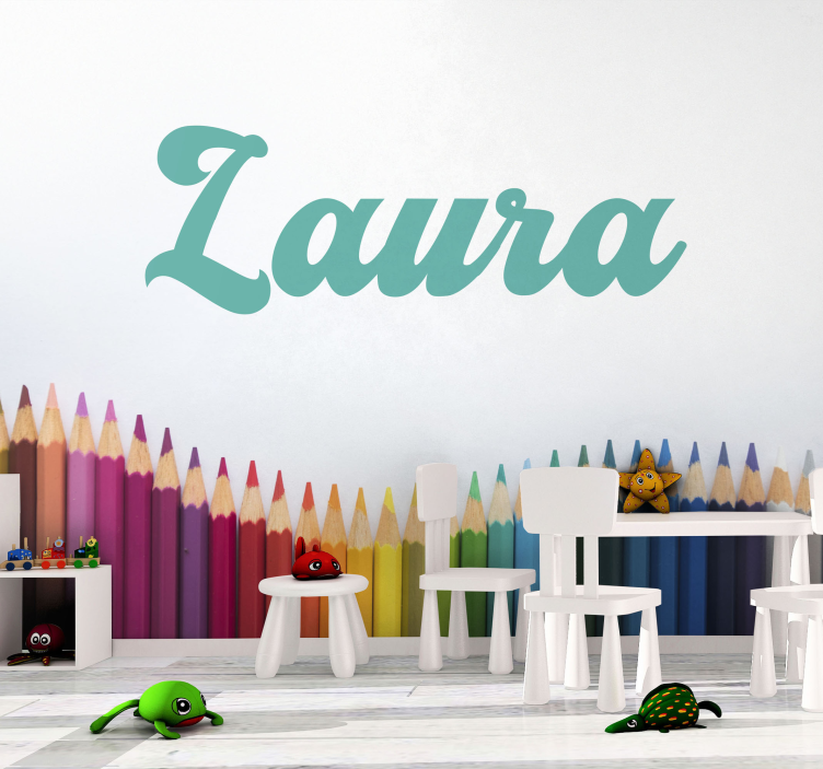 Fotomural personalizable Lápices de colores personalizables - TenVinilo