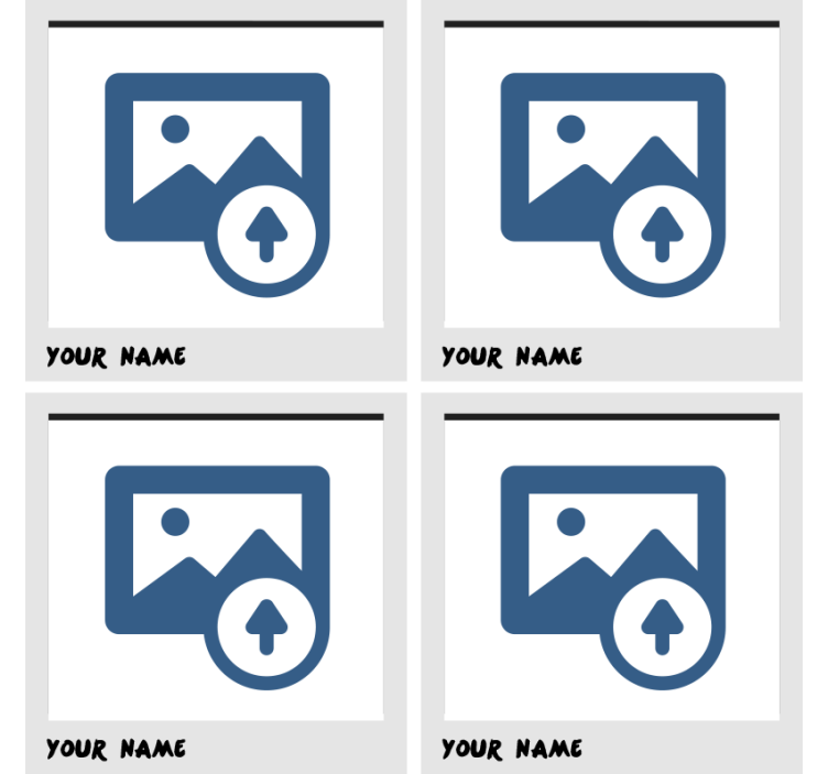 Portavasos personalizable soporte de fotos personalizable - TenVinilo