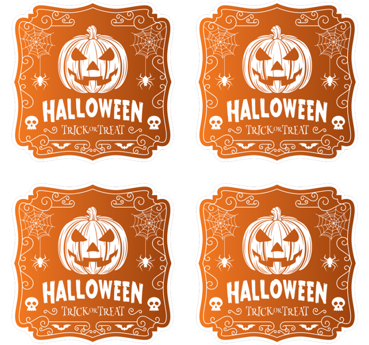 Posavasos cerveza de Halloween - TenVinilo