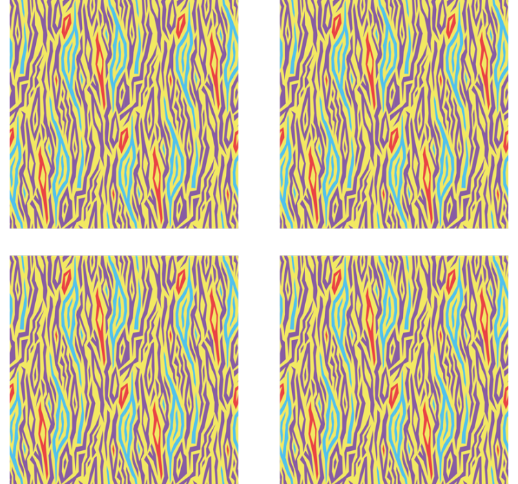 Portavasos líneas abstractas vibrantes - TenVinilo