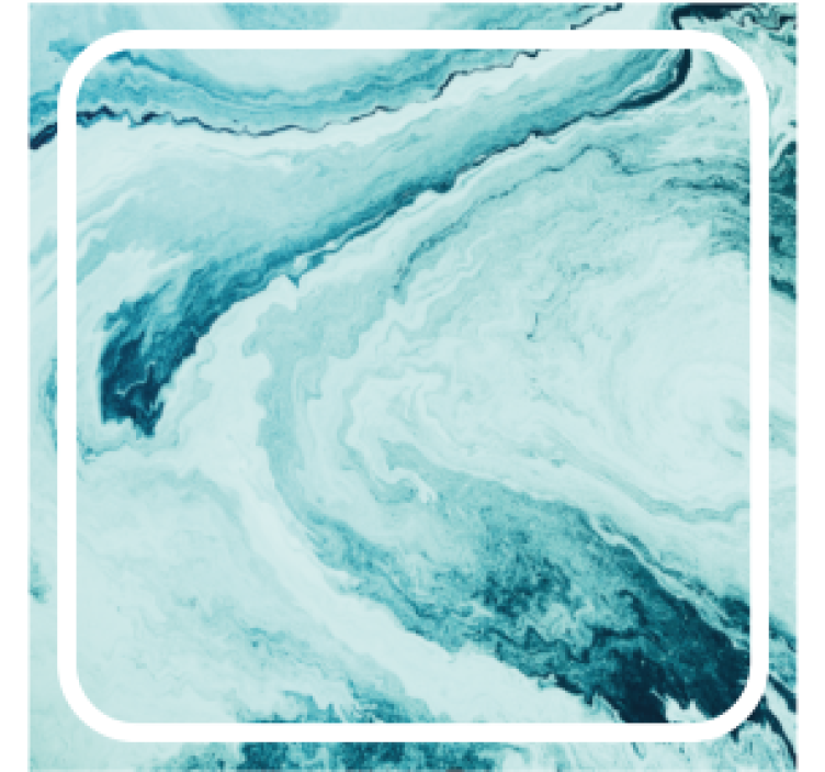 Posavasos textura Olas de mármol azul - TenVinilo