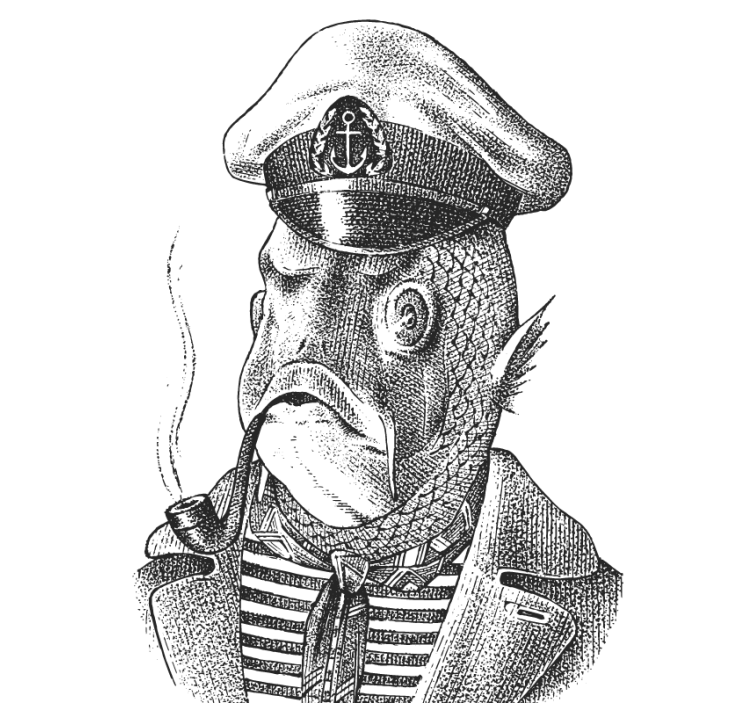 Portavasos frikis capitán pez - TenVinilo