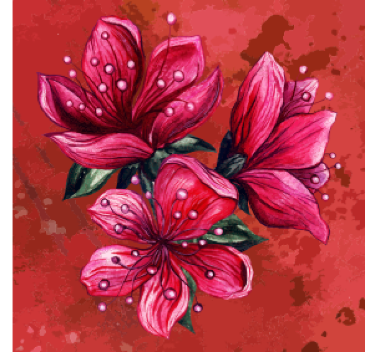 Portavasos cerveza arreglo floral vibrante - TenVinilo