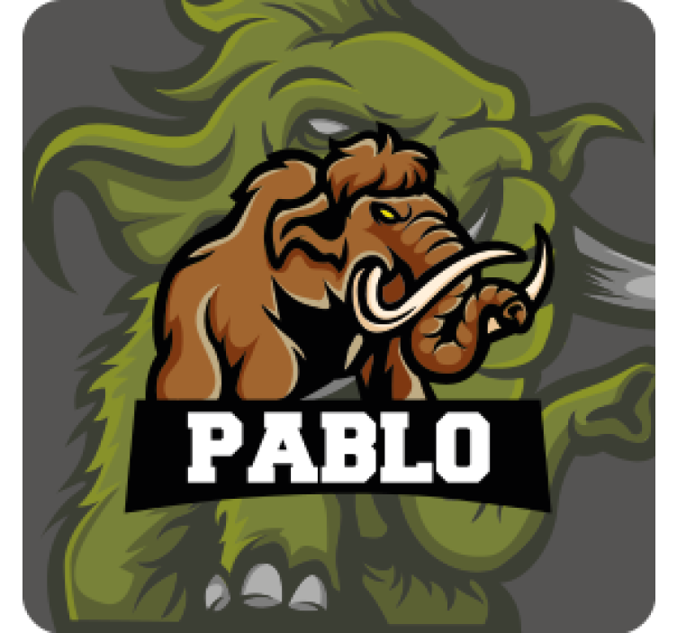 Portavasos frikis emblema de mamut - TenVinilo