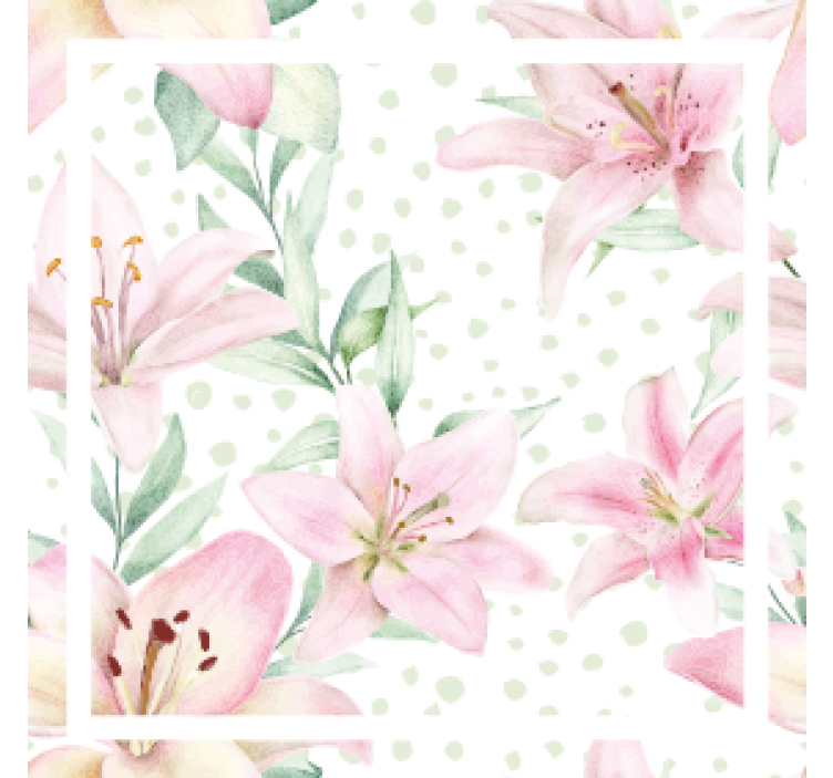 Posavasos moderno Aquarella botanical wilflowers - TenVinilo