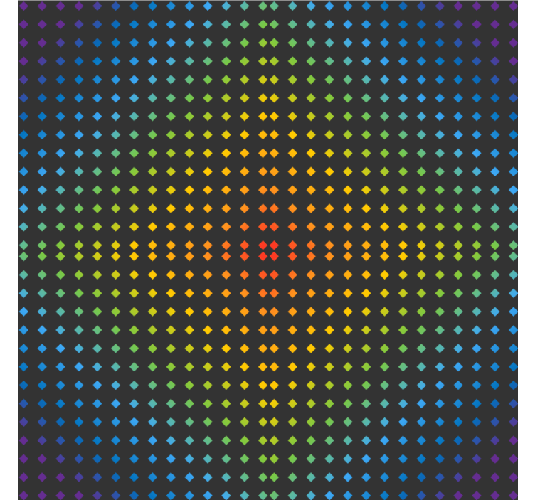 Posavasos textura Fondo de mosaico de arco iris con colores - TenVinilo