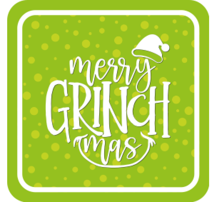 Portavasos navideño felices grinchmas - TenVinilo