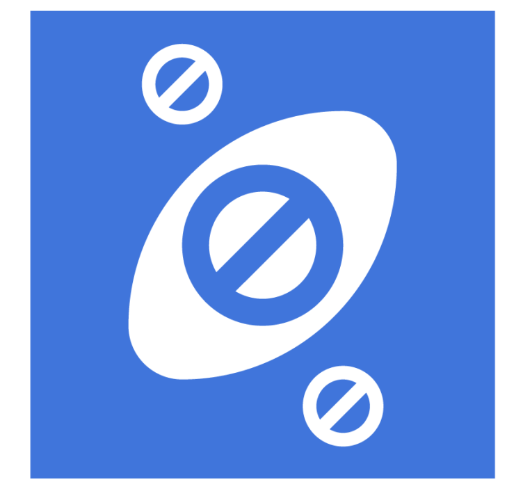 Portavasos cerveza formas azules abstractas - TenVinilo