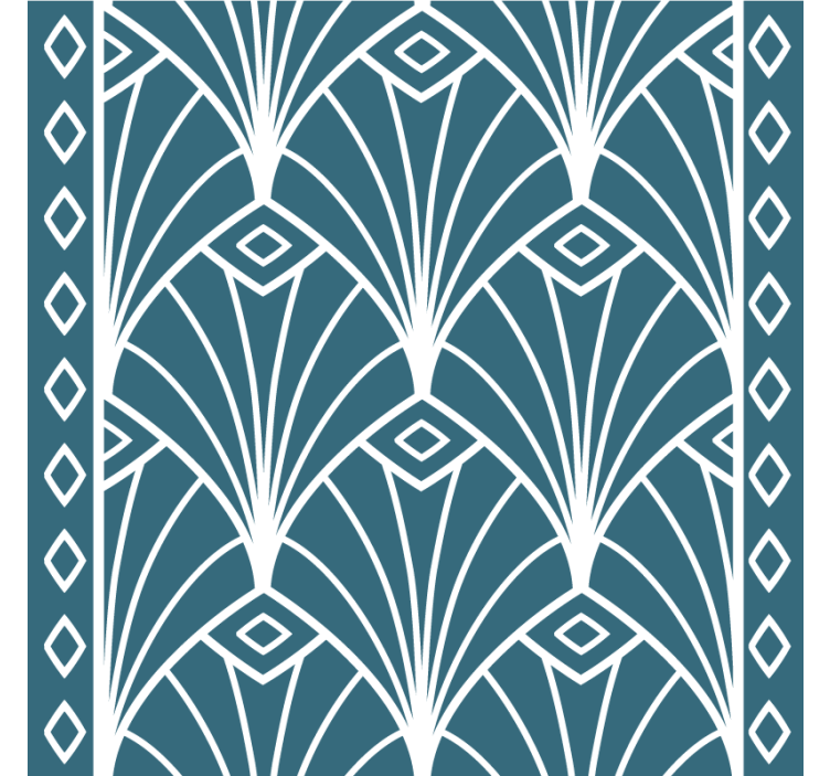 Portavasos con motivo geométrico - TenVinilo