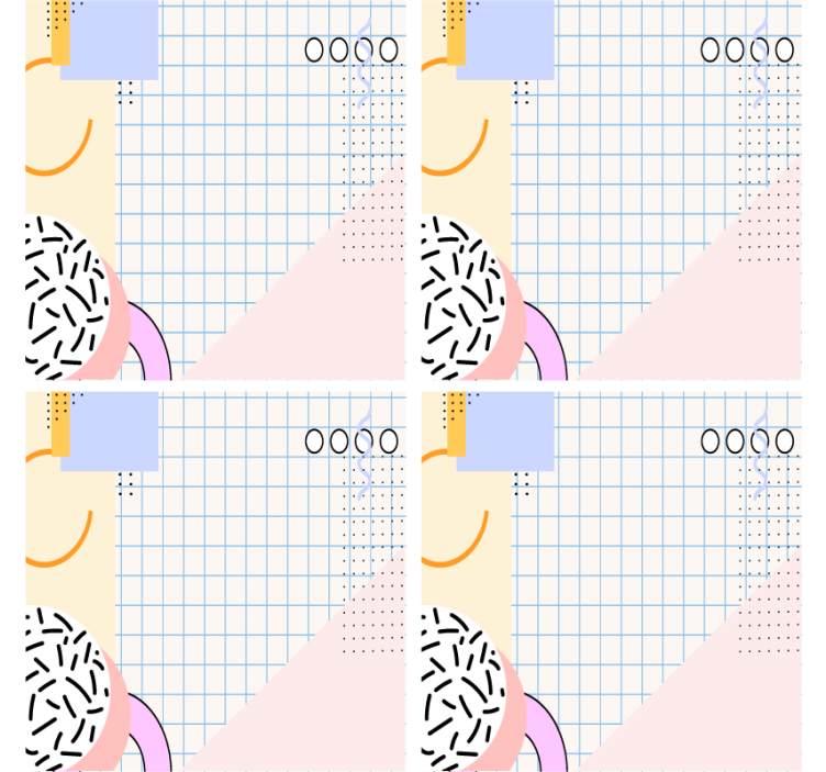 Portavasos moderno con diseño geométrico - TenVinilo