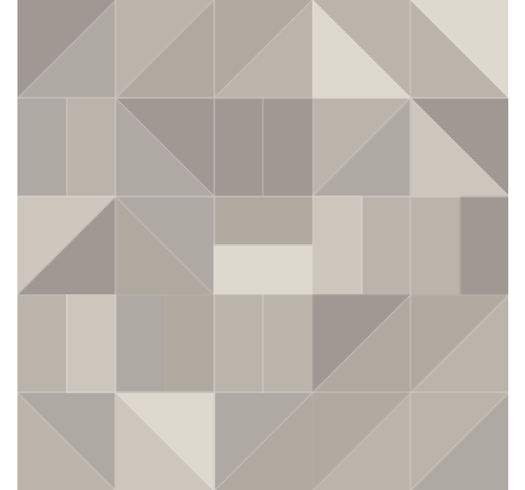 Portavasos motivo triangular geométrico - TenVinilo