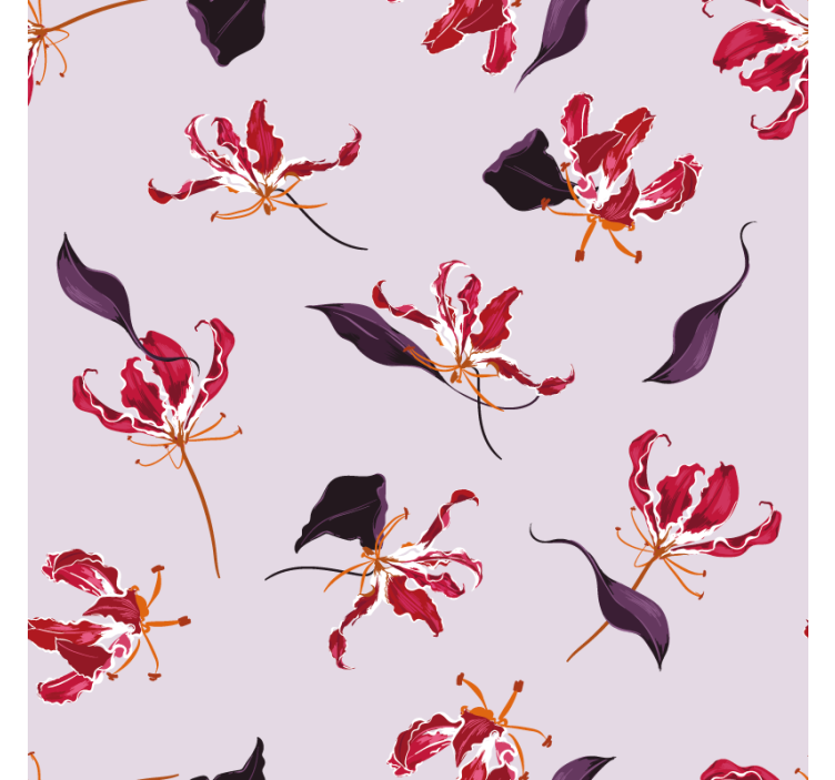 Portavasos elegancia con motivo floral - TenVinilo