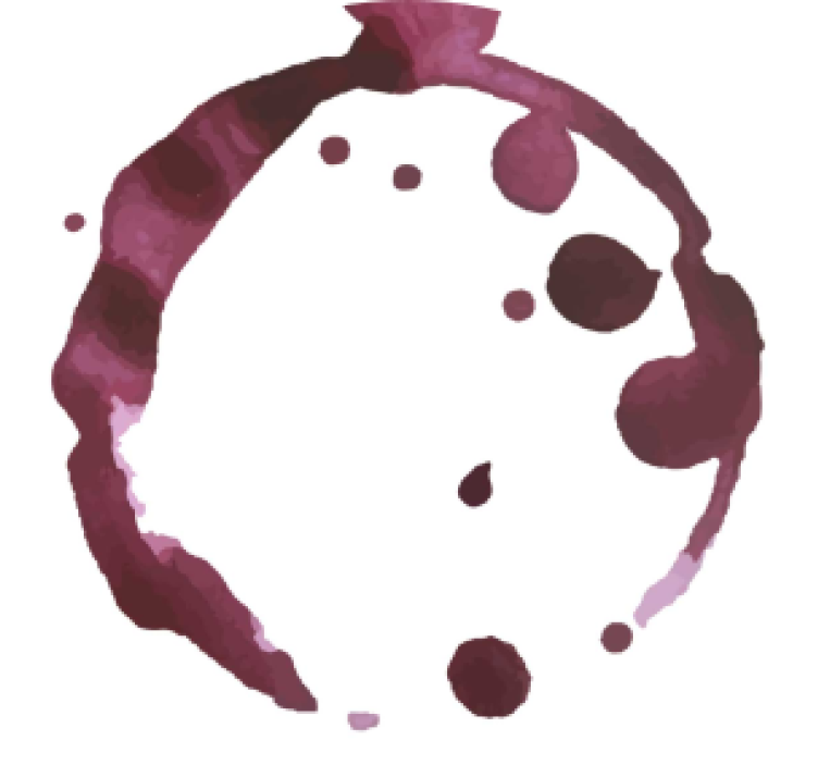 Portavasos manchas de vino - TenVinilo