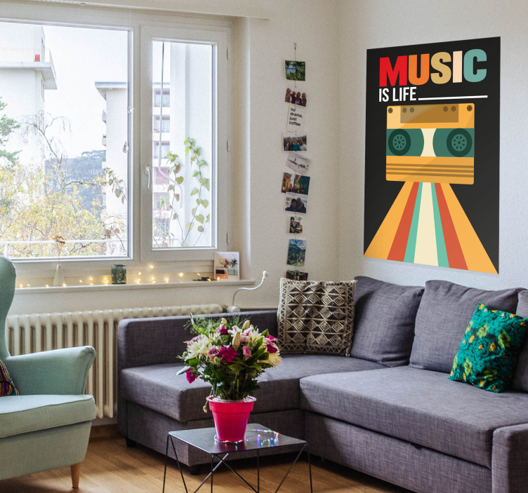 Diseño de cartel de cita musical - TenVinilo