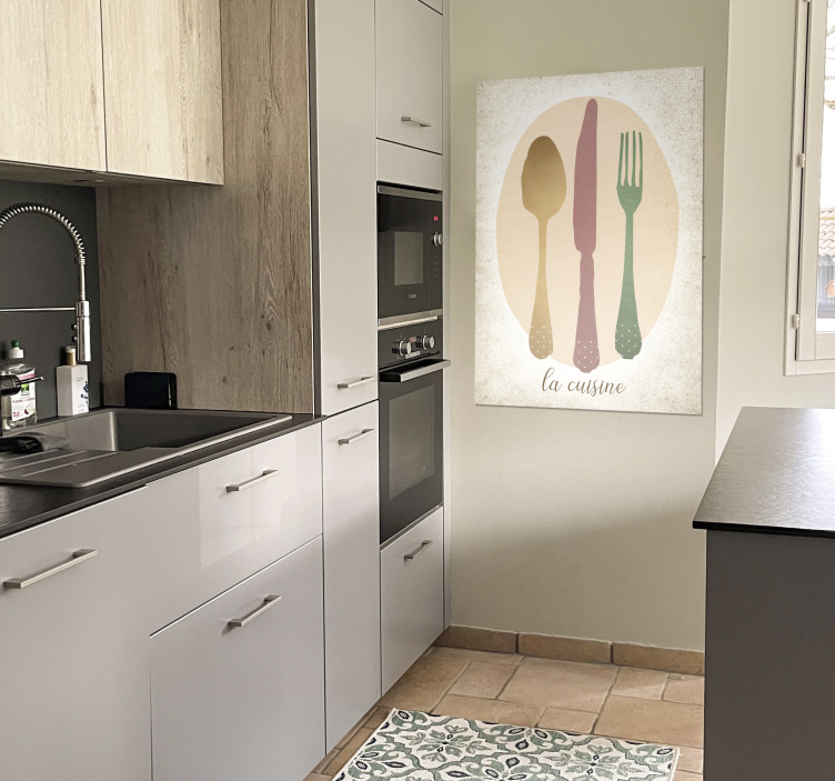 Impresión de póster de utensilios de cocina - TenVinilo