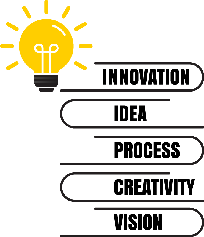 Poster oficina valores de bombilla - TenVinilo