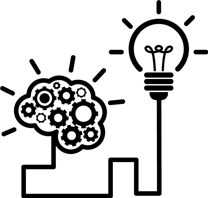 Poster oficina bombilla de idea brillante - TenVinilo