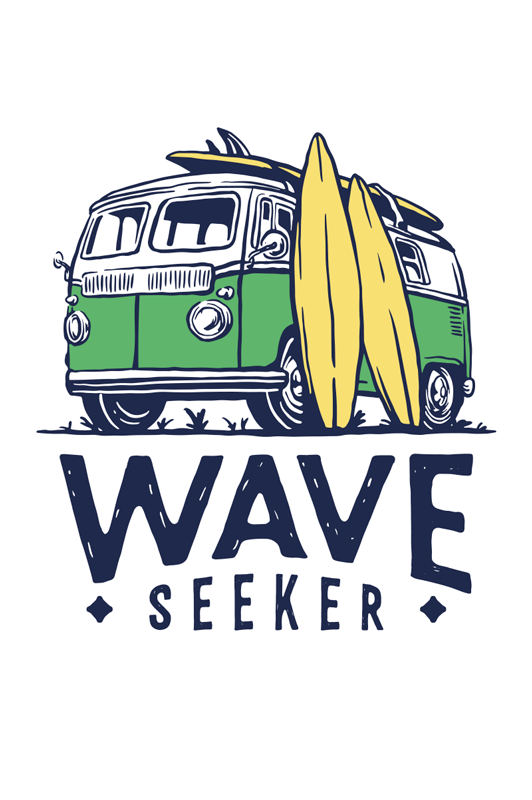 Poster deporte aventura de surfing - TenVinilo