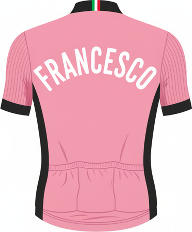 Poster ciclismo maglia rosa - TenVinilo