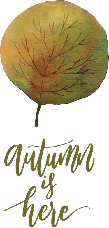 Poster árboles vinilos otoño el otoño ha llegado - TenVinilo